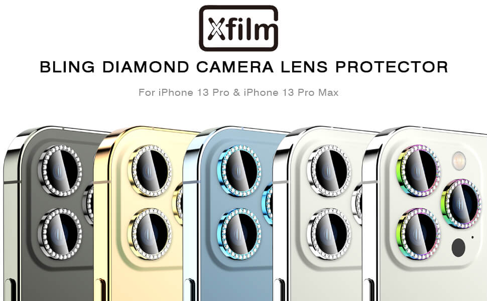 Jeluse Designed for iPhone 13 Pro - iPhone 13 Pro Max Camera Lens Prot